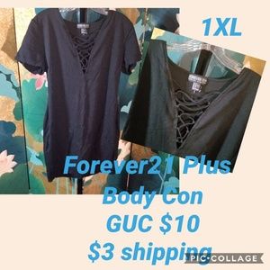 Forever 21 Plus body con dress